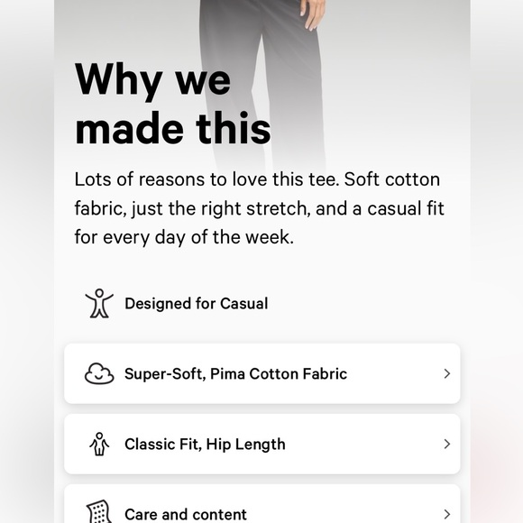 Lululemon Love Tee Black and White stripe size 6 EUC - Picture 5 of 5